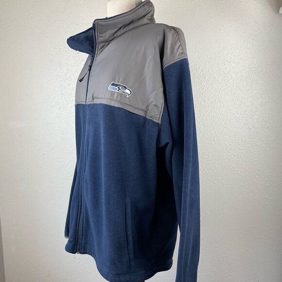 Seattle Seahawks NFL Full Zip Jacket Size XL EUC - Picture 3 of 6